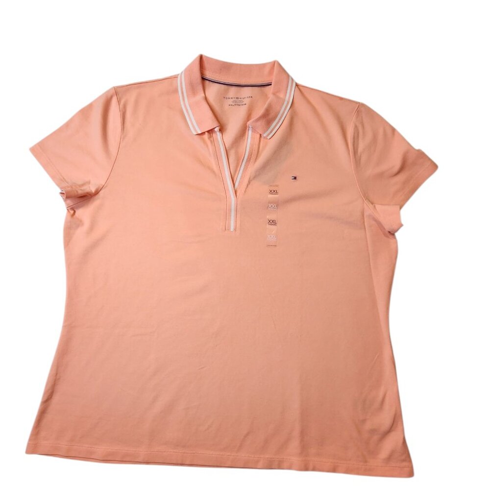 Tommy Hilfiger Women's Abby Classic-Fit Polo Shirt - Size XXL